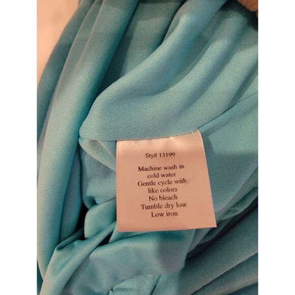 Seductions Womens Braided Strap Tank Top size Medium Blue - Picture 3 of 4